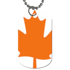 Logo Of New Democratic Party Of Canada Dog Tag (one Side) by abbeyz71