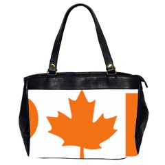 Logo Of New Democratic Party Of Canada Oversize Office Handbag (2 Sides) by abbeyz71