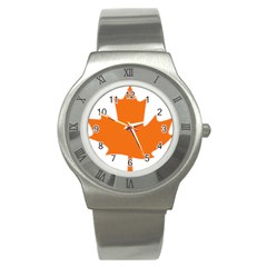 Logo Of New Democratic Party Of Canada Stainless Steel Watch by abbeyz71