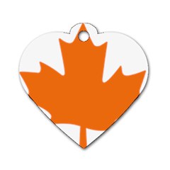 Logo Of New Democratic Party Of Canada Dog Tag Heart (one Side) by abbeyz71