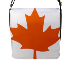 Logo Of New Democratic Party Of Canada Flap Closure Messenger Bag (l) by abbeyz71