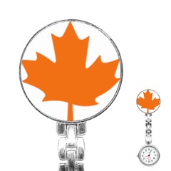 Logo Of New Democratic Party Of Canada Stainless Steel Nurses Watch by abbeyz71