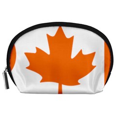 Logo Of New Democratic Party Of Canada Accessory Pouch (large) by abbeyz71