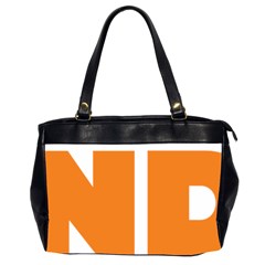 Logo Of New Democratic Party Of Canada Oversize Office Handbag (2 Sides) by abbeyz71