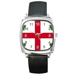 Flag Of Anglican Church Of Canada Square Metal Watch by abbeyz71