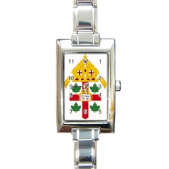 Coat Of Arms Of Anglican Church Of Canada Rectangle Italian Charm Watch by abbeyz71