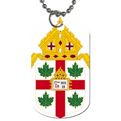 Coat Of Arms Of Anglican Church Of Canada Dog Tag (one Side) by abbeyz71