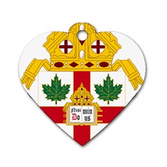 Coat Of Arms Of Anglican Church Of Canada Dog Tag Heart (two Sides) by abbeyz71