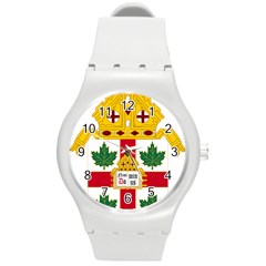 Coat Of Arms Of Anglican Church Of Canada Round Plastic Sport Watch (m) by abbeyz71