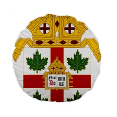 Coat Of Arms Of Anglican Church Of Canada Standard 15  Premium Round Cushions by abbeyz71