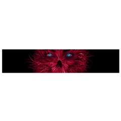 Monster Red Eyes Aggressive Fangs Ghost Small Flano Scarf