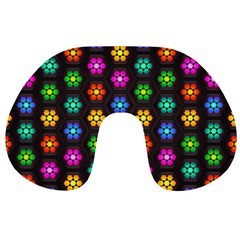 Pattern Background Colorful Design Travel Neck Pillows