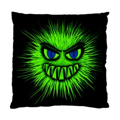 Monster Green Evil Common Standard Cushion Case (two Sides) by HermanTelo