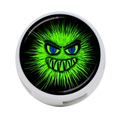 Monster Green Evil Common 4-port Usb Hub (two Sides) by HermanTelo