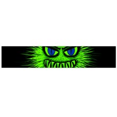 Monster Green Evil Common Large Flano Scarf 