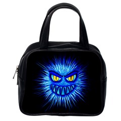 Monster Blue Attack Classic Handbag (one Side) by HermanTelo