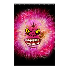 Monster Pink Eyes Aggressive Fangs Shower Curtain 48  X 72  (small)  by HermanTelo