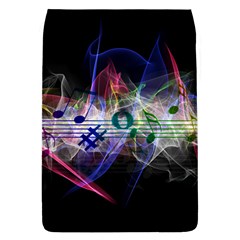 Particles Music Clef Wave Removable Flap Cover (l)