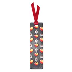 Love Heart Background Valentine Small Book Marks by HermanTelo