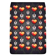 Love Heart Background Valentine Removable Flap Cover (l) by HermanTelo