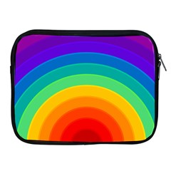 Rainbow Background Colorful Apple Ipad 2/3/4 Zipper Cases by HermanTelo