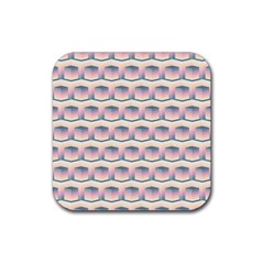 Seamless Pattern Background Cube Rubber Coaster (square)  by HermanTelo