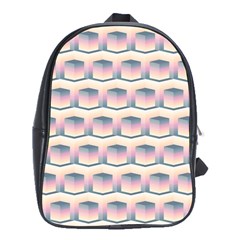 Seamless Pattern Background Cube School Bag (xl) by HermanTelo