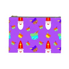 Saint Nicholas Cosmetic Bag (large) by HermanTelo