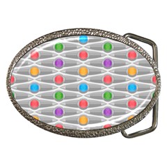 Seamless Pattern Background Abstract Circle Belt Buckles by HermanTelo