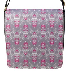 Seamless Pattern Background Flap Closure Messenger Bag (s)