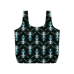 Seamless Pattern Background Black Full Print Recycle Bag (s)