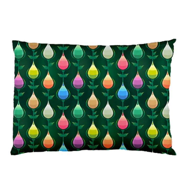 Tulips Seamless Pattern Background Pillow Case