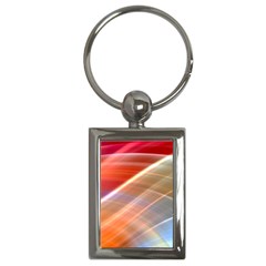 Wave Background Pattern Abstract Key Chains (rectangle) 