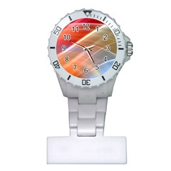 Wave Background Pattern Abstract Plastic Nurses Watch by HermanTelo