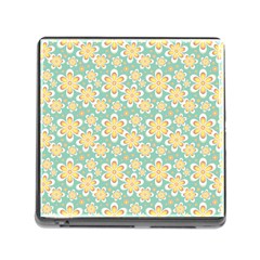 Seamless Pattern Floral Pastels Memory Card Reader (square 5 Slot) by HermanTelo