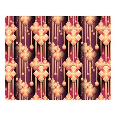 Seamless Pattern Plaid Double Sided Flano Blanket (large) 