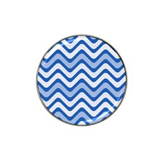 Waves Wavy Lines Hat Clip Ball Marker by HermanTelo