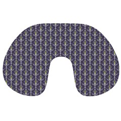 Seamless Pattern Background Fleu Travel Neck Pillows