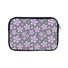 Seamless Pattern Flowers Pink Apple Ipad Mini Zipper Cases