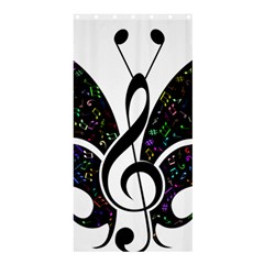 Butterfly Music Animal Audio Bass Shower Curtain 36  X 72  (stall)  by HermanTelo