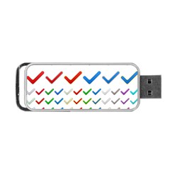 Confirm Button Metallic Metal Set Portable Usb Flash (two Sides) by HermanTelo