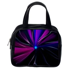 Abstract Background Lightning Classic Handbag (one Side) by HermanTelo