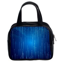 Abstract Line Space Classic Handbag (two Sides) by HermanTelo