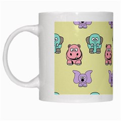 Animals Pastel Children Colorful White Mugs