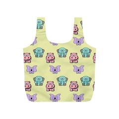 Animals Pastel Children Colorful Full Print Recycle Bag (s)