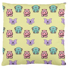 Animals Pastel Children Colorful Standard Flano Cushion Case (two Sides)