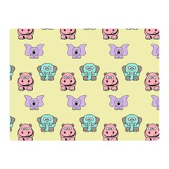 Animals Pastel Children Colorful Double Sided Flano Blanket (mini)  by HermanTelo