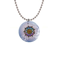 Wonderful Mandala 1  Button Necklace by FantasyWorld7