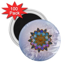 Wonderful Mandala 2 25  Magnets (100 Pack)  by FantasyWorld7