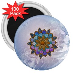 Wonderful Mandala 3  Magnets (100 Pack) by FantasyWorld7
